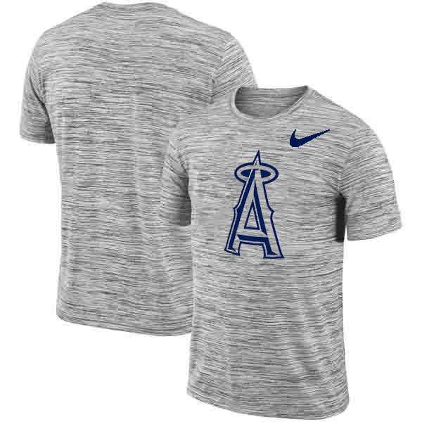 Los Angeles Angels  Nike Heathered Black Sideline Legend Velocity Travel Performance T-Shirt,We sell and wholesale Los Angeles Angels  Nike Heathered Black Sideline Legend Velocity Travel Performance T-Shirt on line form chian!